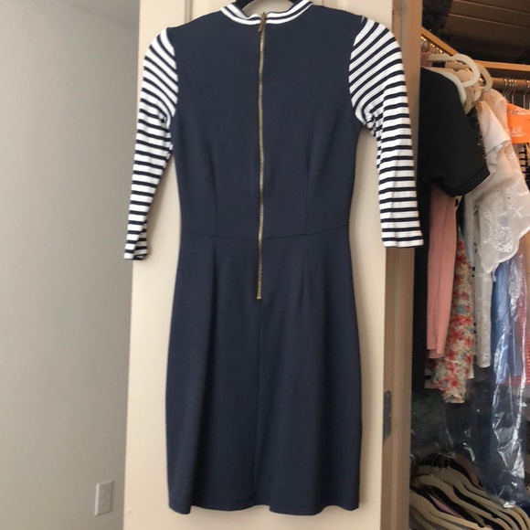 Striped Sleeve Dress - Picture 2 of 2